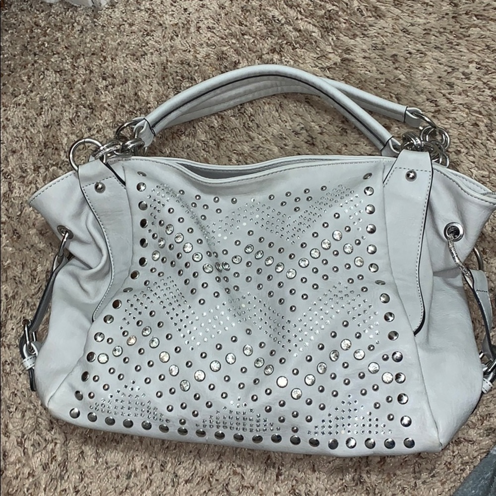 Light Gray gem purse